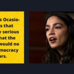 Rep. Alexandria Ocasio-Cortez warns that there is a “very serious possibility” that the United States would no longer be a democracy in ten years.