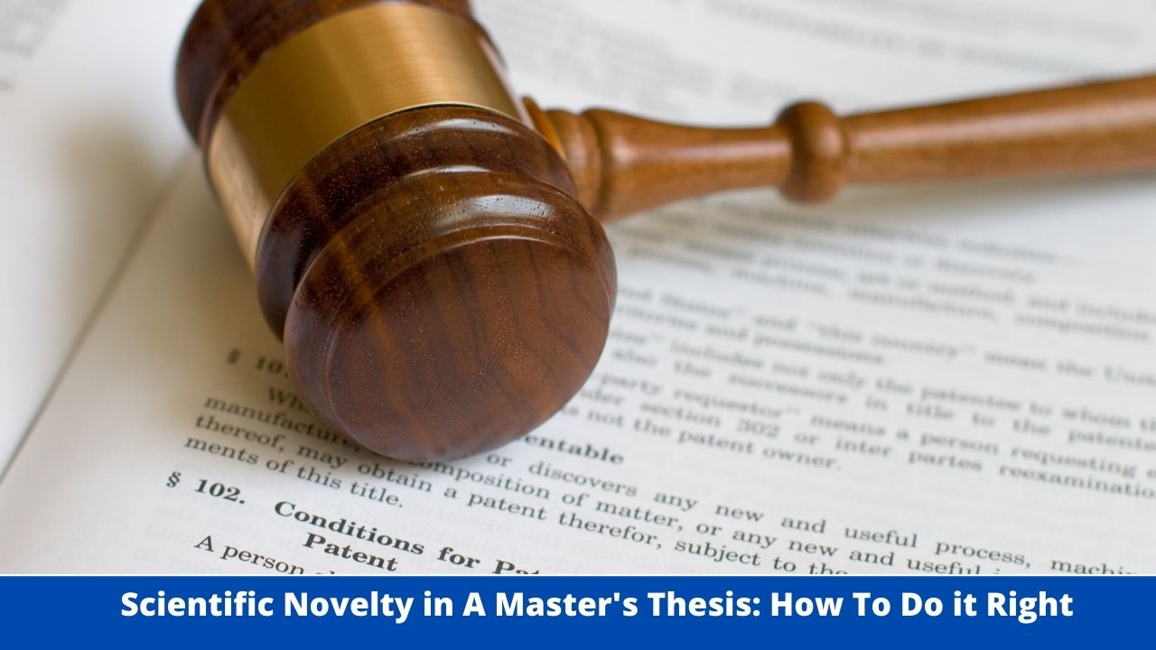 Scientific Novelty in A Master's Thesis: How To Do it Right