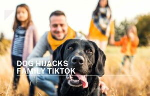 dog hijacks family tiktok