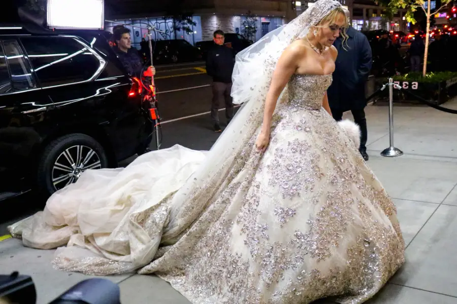 Jennifer Lopez Wedding Dress For Marry Me Movie