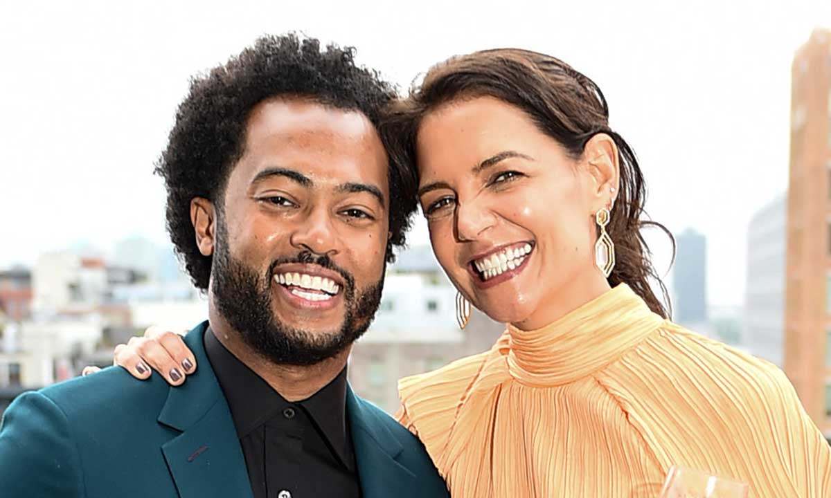 Katie Holmes with Bobby Wooten III