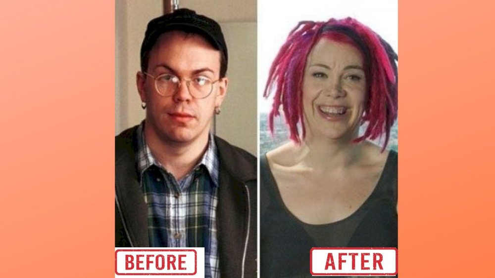 Lana Wachowski before and after