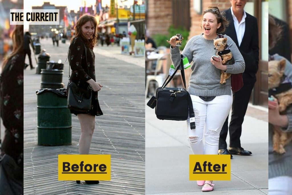 Lena Dunham Before And After