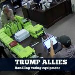 Footage shows Trump allies handling Georgia voting equipment