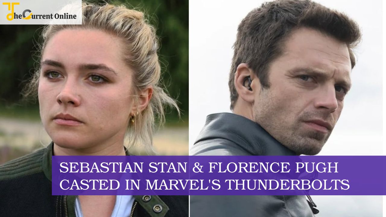 Sebastian Stan And Florence Pugh in marvel's Thunderbolts