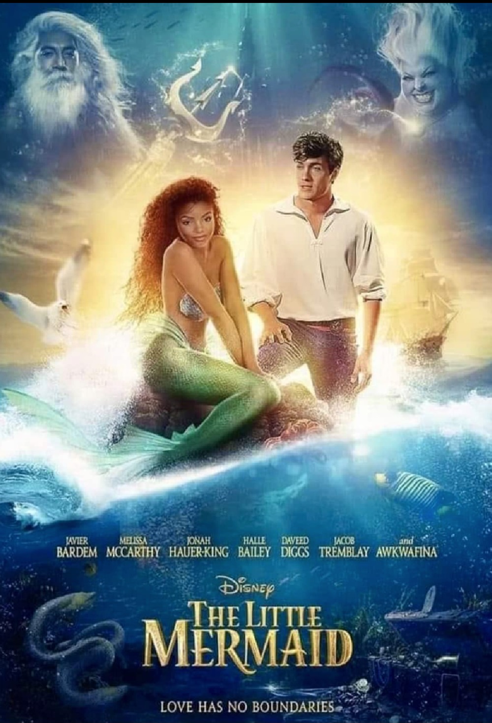 the little mermaid poster