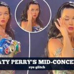 Katy Perry's mid-concert eye 'glitch' sends fans into a frenzy