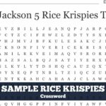 sample rice krispies treats crossword