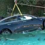 Driver dies after Tesla plunges into San Rafael backyard pool