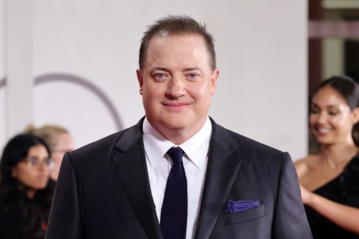 Brendan Fraser on the red carpet at the premiere of 'The Whale' at the Venice Film Festival, 2022