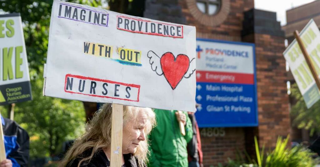Providence Portland nurses strike 