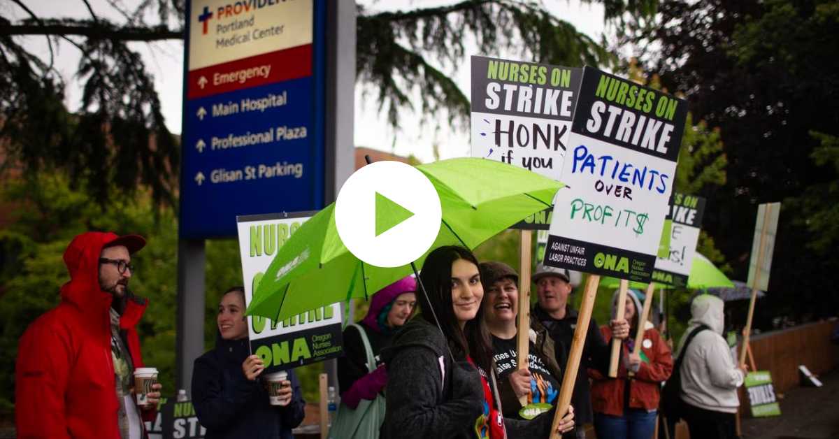 Providence Portland nurses strike
