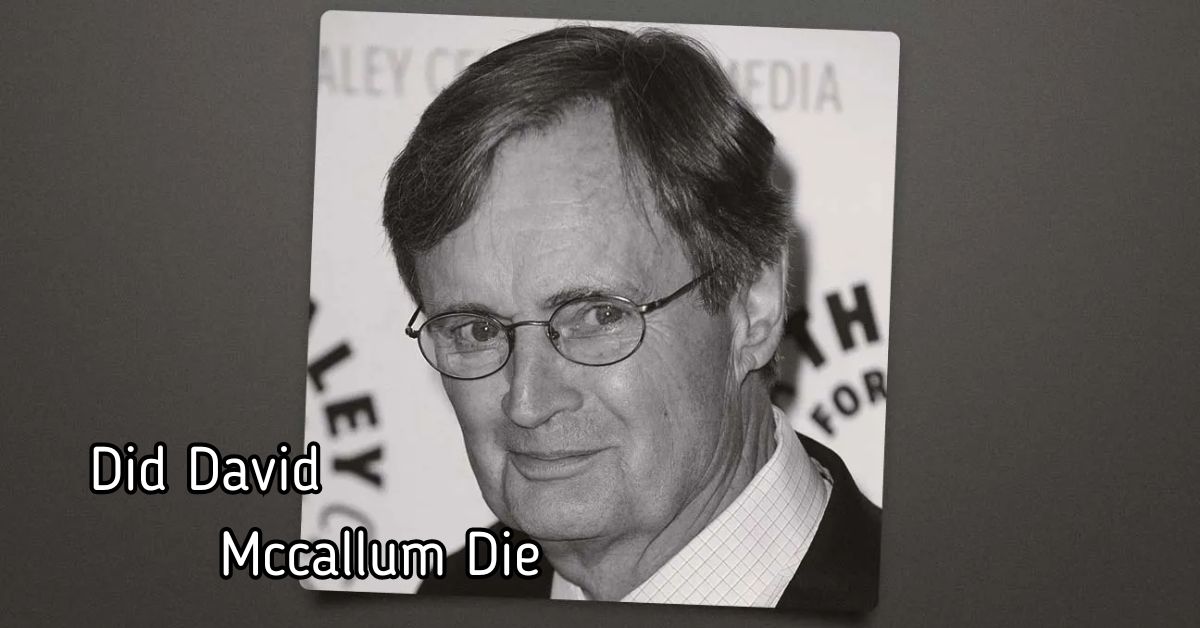 Did David Mccallum Die