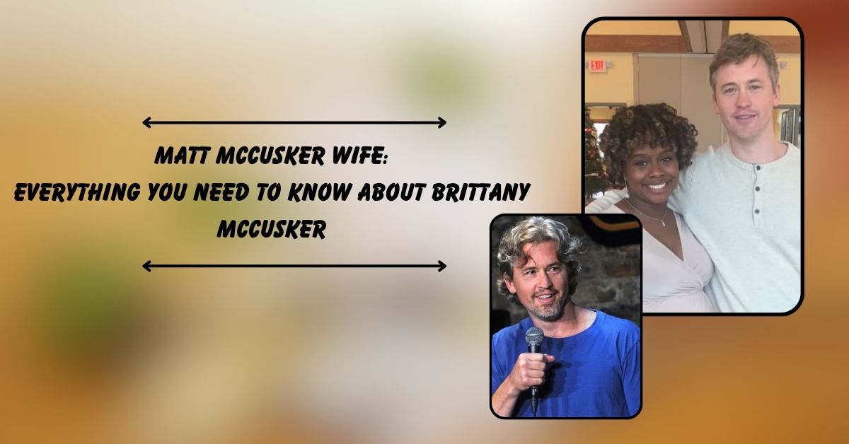 Matt McCusker Wife